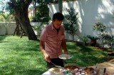 Dunga no colégio turco em São Paulo (Colégio Belo Futuro)