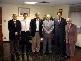 Presidente do Palmeiras, Della Monica na visita a escola turca (Colégio Belo Futuro)