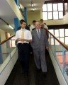 Presidente do Palmeiras, Della Monica na visita a escola turca (Colégio Belo Futuro)