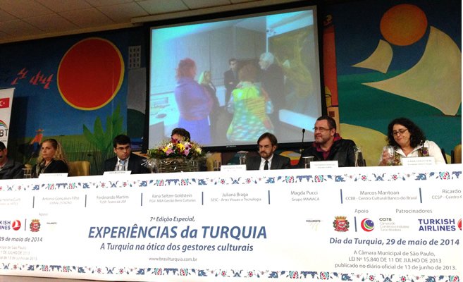 Gestores culturais dão palestra sob título "Experiências da Turquia" na Câmara Municipal de São Paulo