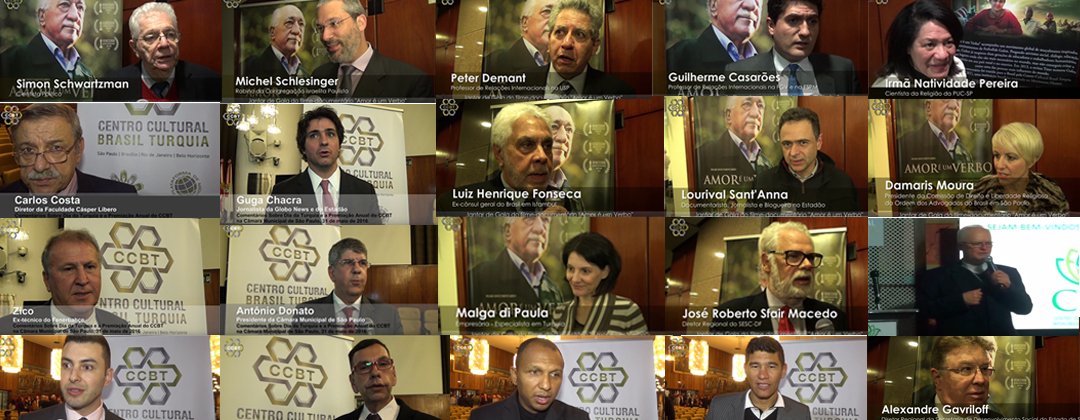 Confira os comentários de renomados brasileiros sobre CCBT, Fethullah Gulen e Hizmet