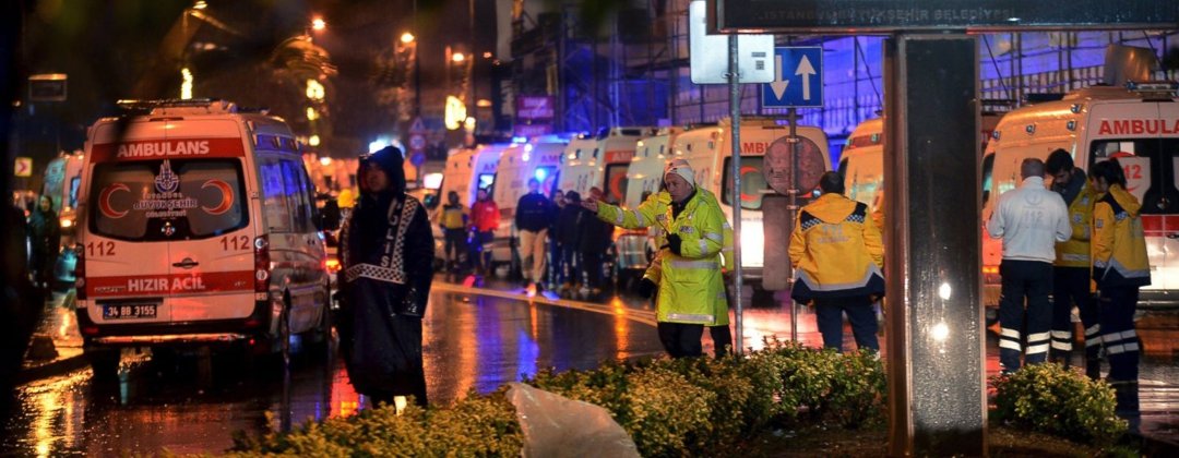 Ataque terrorista ao boate em Istambul/Turquia
