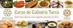 Curso de culinária turca - 2016