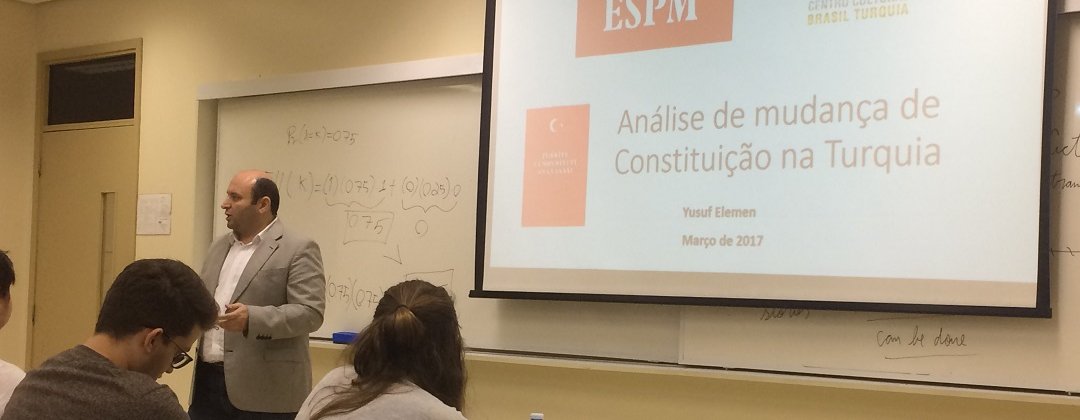 CCBT organizou palestra na ESPM sobre referendo de 16 de abril na Turquia