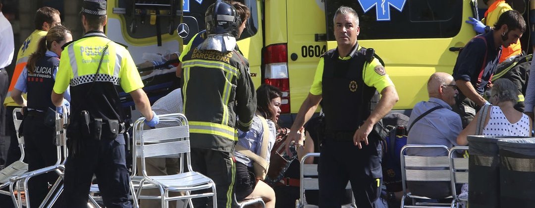Condenamos ataque terrorista em Barcelona na Espanha!